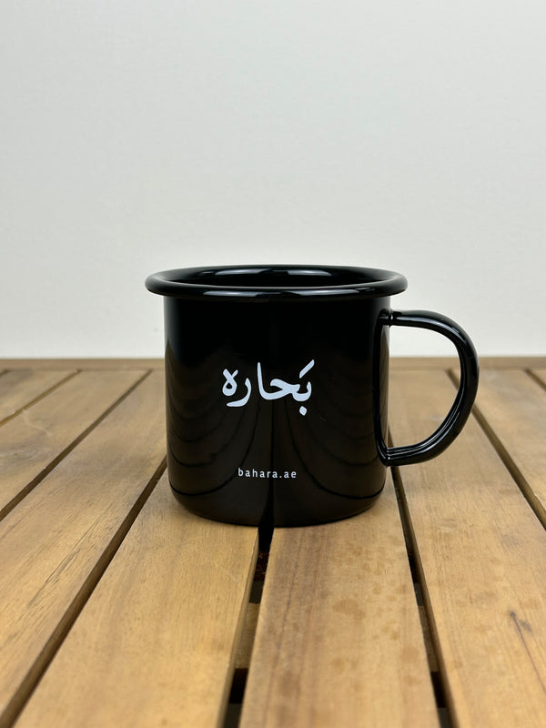 Black Enamel Mug