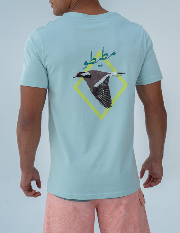 Red Wattled Lampwing Bird Tee